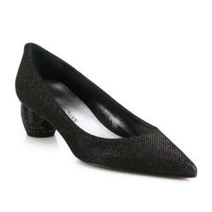 Stuart Weitzman Pocoglobe Black Noir NIB
